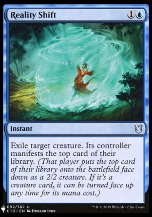 (092) Magic The Gathering The List Single: Reality Shift  Uncommon