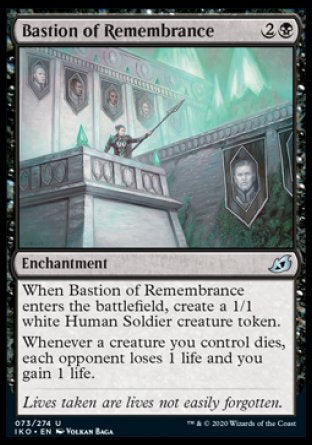 (073/274) Magic The Gathering Ikoria: Lair of Behemoths Single: Bastion of Remembrance Holo Uncommon