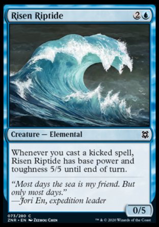 (073/280) Magic The Gathering Zendikar Rising Single: Risen Riptide  Common