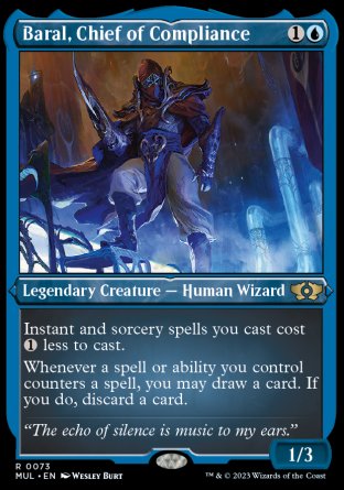 (073) Magic The Gathering Multiverse Legends Single: Baral, Chief of Compliance (V.2)  Rare