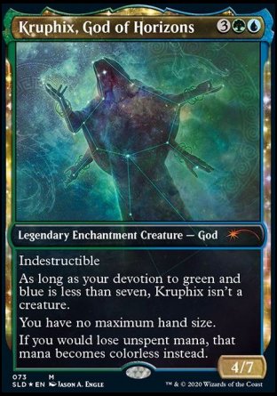 (073) Magic The Gathering Secret Lair Drop Series Single: Kruphix, God of Horizons  Mythic