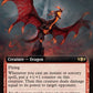 (073) Magic The Gathering Commander: Tarkir: Dragonstorm: Extras Single: Caldera Pyremaw  Rare