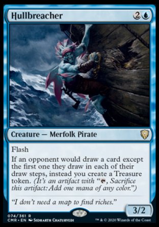 (074/361) Magic The Gathering Commander Legends Single: Hullbreacher  Rare