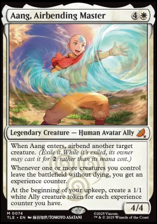 (074) Magic The Gathering Magic: The Gathering | Avatar: The Last Airbender: Eternal Single: Aang, Airbending Master (V.1)  Mythic