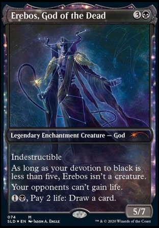 (074) Magic The Gathering Secret Lair Drop Series Single: Erebos, God of the Dead Holo Mythic