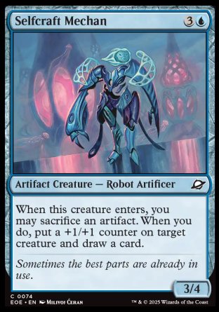 (074) Magic The Gathering Edge of Eternities Single: Selfcraft Mechan  Common
