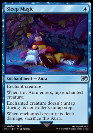 (074) Magic The Gathering Magic: The Gathering - FINAL FANTASY Single: Sleep Magic Holo Uncommon