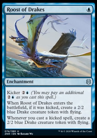 (074/280) Magic The Gathering Zendikar Rising Single: Roost of Drakes  Uncommon