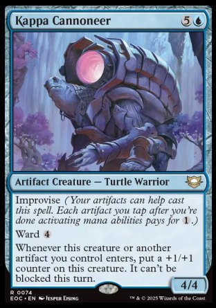 (074) Magic The Gathering Commander: Edge of Eternities Single: Kappa Cannoneer  Rare