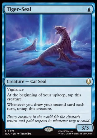 (075) Magic The Gathering Magic: The Gathering | Avatar: The Last Airbender: Promos Single: Tiger-Seal Holo Rare