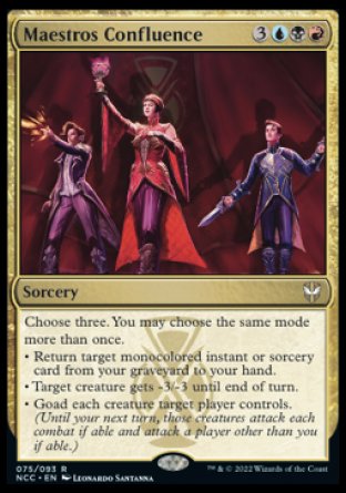 (075) Magic The Gathering Commander: Streets of New Capenna Single: Maestros Confluence Holo Rare