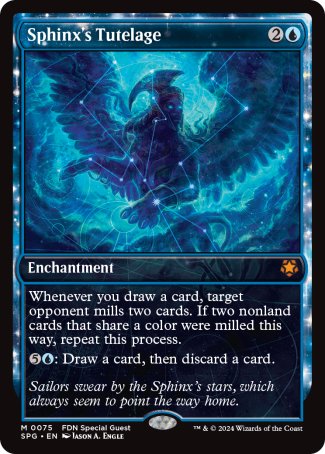 (075) Magic The Gathering Special Guests Single: Sphinx's Tutelage  Mythic