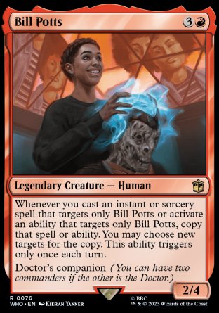 (076) Magic The Gathering Universes Beyond: Doctor Who Single: Bill Potts Holo Rare