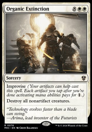 (076) Magic The Gathering Commander: Murders at Karlov Manor Single: Organic Extinction  Rare