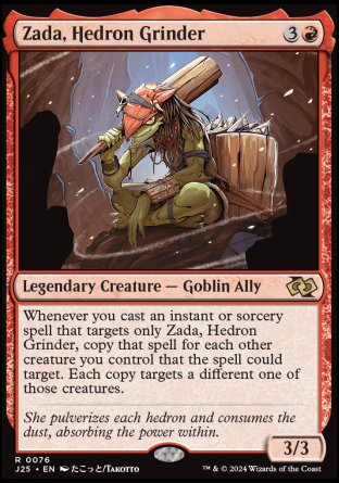 (076) Magic The Gathering Foundations Jumpstart Single: Zada, Hedron Grinder  Rare