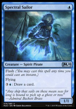(076/280) Magic The Gathering Core 2020 Single: Spectral Sailor  Uncommon