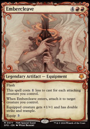 (077) Magic The Gathering Special Guests Single: Embercleave  Mythic