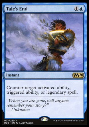 (077/280) Magic The Gathering Core 2020 Single: Tale's End  Rare