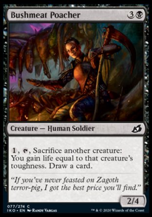 (077/274) Magic The Gathering Ikoria: Lair of Behemoths Single: Bushmeat Poacher  Common
