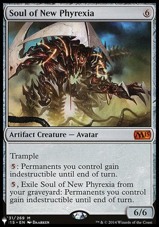 (231) Magic The Gathering The List Single: Soul of New Phyrexia  Mythic