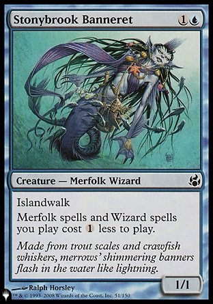 (051) Magic The Gathering The List Single: Stonybrook Banneret  Common