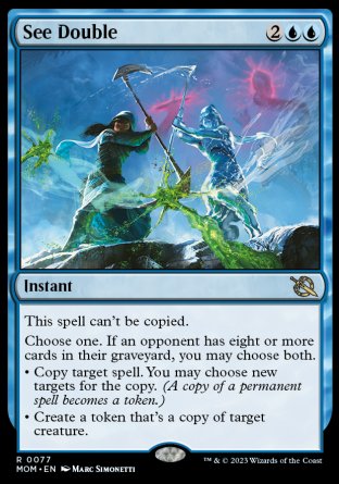 (077) Magic The Gathering March of the Machine Single: See Double Holo Rare