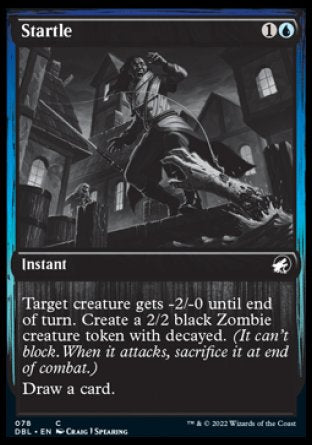 (078) Magic The Gathering Innistrad: Double Feature Single: Startle Holo Common