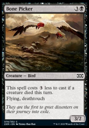 (078/332) Magic The Gathering Double Masters Single: Bone Picker Holo Common