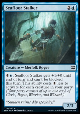(078/280) Magic The Gathering Zendikar Rising Single: Seafloor Stalker Holo Common