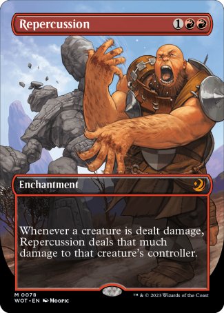 (078) Magic The Gathering Enchanting Tales Single: Repercussion (V.2)  Mythic