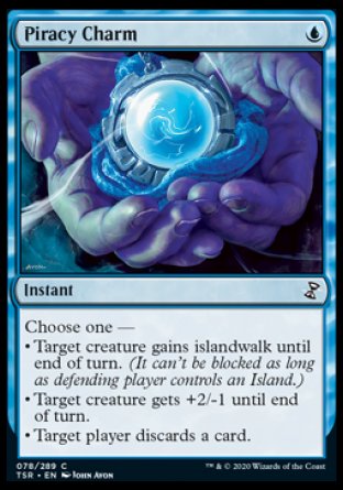 (078/289) Magic The Gathering Time Spiral Remastered Single: Piracy Charm Holo Common