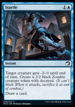 (078) Magic The Gathering Innistrad: Midnight Hunt Single: Startle  Common