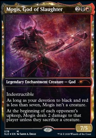 (078) Magic The Gathering Secret Lair Drop Series Single: Mogis, God of Slaughter Holo Mythic