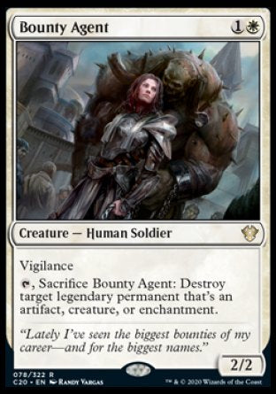 (078/322) Magic The Gathering Commander: Ikoria Single: Bounty Agent  Rare