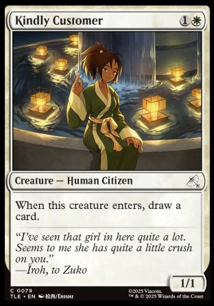 (079) Magic The Gathering Magic: The Gathering | Avatar: The Last Airbender: Eternal Single: Kindly Customer  Common