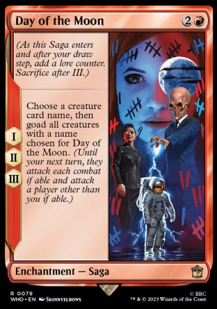 (079) Magic The Gathering Universes Beyond: Doctor Who Single: Day of the Moon Holo Rare