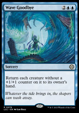 (079) Magic The Gathering Commander: The Lost Caverns of Ixalan Single: Wave Goodbye  Rare
