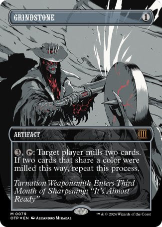 (079) Magic The Gathering Breaking News Single: Grindstone (V.2)  Mythic