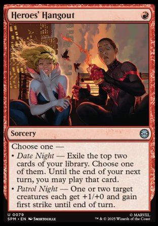 (079) Magic The Gathering Magic: The Gathering | Marvel's Spider-Man Single: Heroes' Hangout  Uncommon
