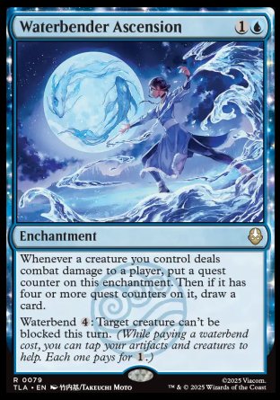 (079) Magic The Gathering Magic: The Gathering | Avatar: The Last Airbender Single: Waterbender Ascension  Rare