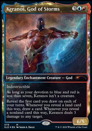 (079) Magic The Gathering Secret Lair Drop Series Single: Keranos, God of Storms  Mythic