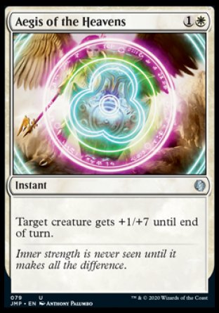 (079) Magic The Gathering Jumpstart Single: Aegis of the Heavens  Uncommon