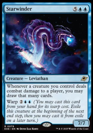 (079) Magic The Gathering Edge of Eternities: Promos Single: Starwinder (V.1)  Rare
