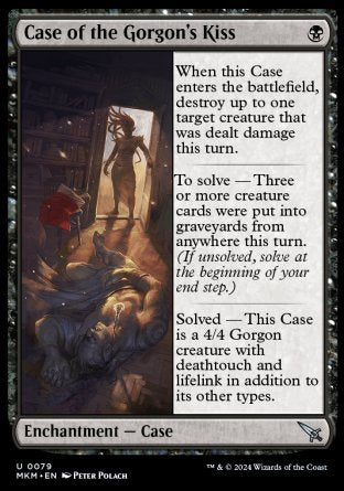 (079) Magic The Gathering Murders at Karlov Manor Single: Case of the Gorgon's Kiss (V.1)  Uncommon