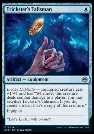 (079) Magic The Gathering Adventures in the Forgotten Realms Single: Trickster's Talisman Holo Uncommon