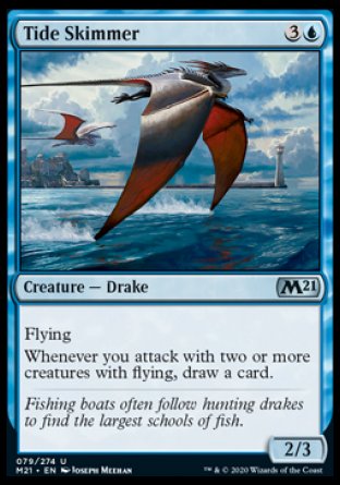 (079) Magic The Gathering Core 2021 Single: Tide Skimmer Holo Uncommon