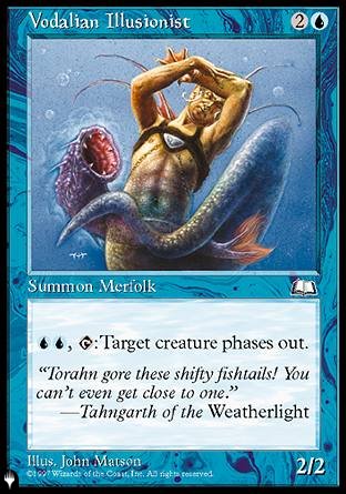 (000) Magic The Gathering The List Single: Vodalian Illusionist  Uncommon