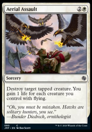 (080) Magic The Gathering Jumpstart Single: Aerial Assault  Common