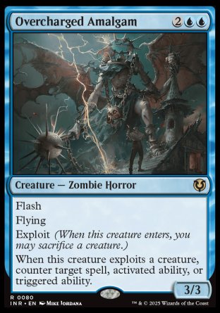 (080) Magic The Gathering Innistrad Remastered Single: Overcharged Amalgam  Rare