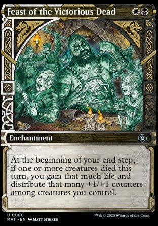 (080) Magic The Gathering March of the Machine: The Aftermath: Extras Single: Feast of the Victorious Dead (V.1)  Uncommon